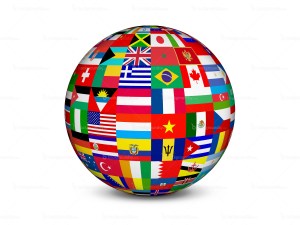 Flag Globe